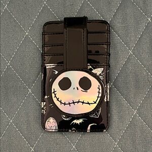 Disney Black and White Skull Card Holder
